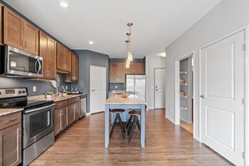 Luxury vinyl plank flooring